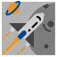 rocket, ship, space 