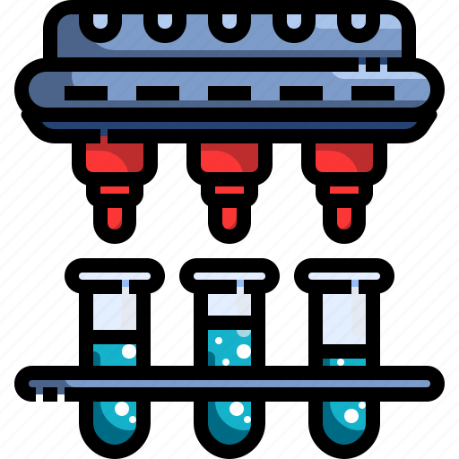Machine, industry, experiment, chemistry, liquid, science lab, test tube icon - Download on Iconfinder