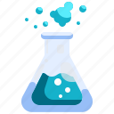flask, beaker, experiment, laboratory, chemistry, liquid, science lab