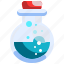 flask, beaker, experiment, laboratory, chemistry, liquid, science lab 