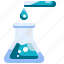 flask, beaker, experiment, laboratory, chemistry, science lab, test tube 