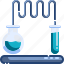 flask, experiment, laboratory, chemistry, liquid, science lab, test tube 