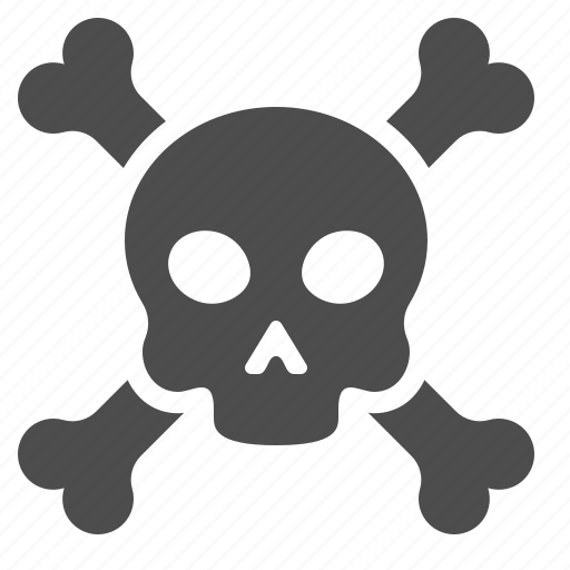 Bones, danger, death, poison, skeleton, skull, toxic icon - Download on Iconfinder