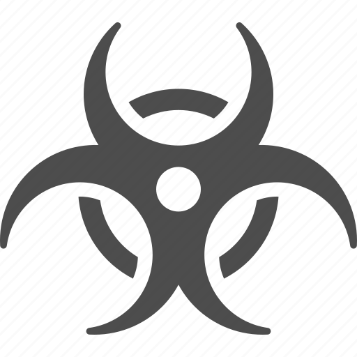 Biohazard, danger, hazard, nuclear, radiation, toxic, warning sign icon - Download on Iconfinder