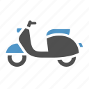 bike, moped, motor scooter, motorbike, motorcycle, scooter, vespa