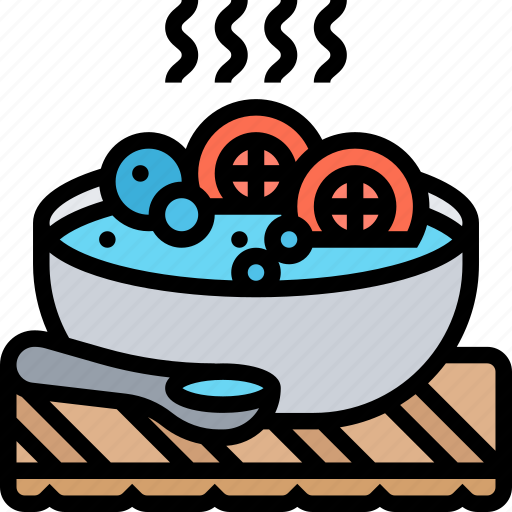 Porridge, oatmeal, food, bowl, meal icon - Download on Iconfinder