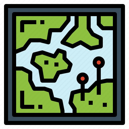 Location, map, pin, route icon - Download on Iconfinder