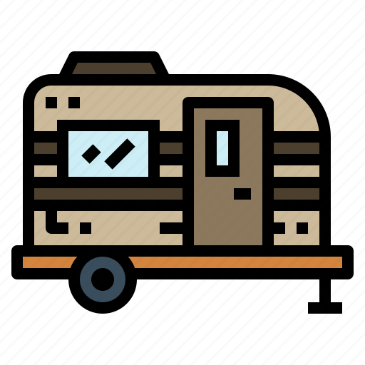 Car, caravan, trailer, transportation icon - Download on Iconfinder