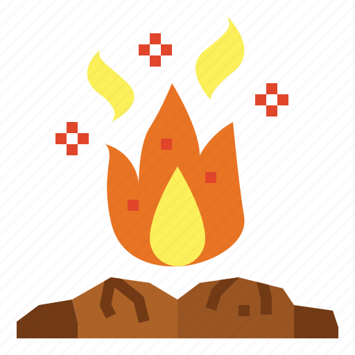 Bonfire, burn, camping, nature icon - Download on Iconfinder