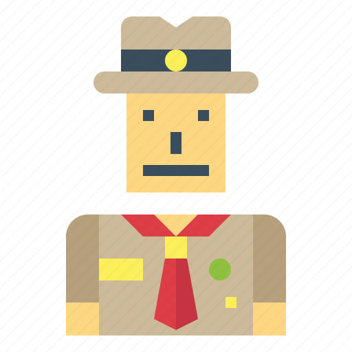 Badge, boy, hobbies, people, scout icon - Download on Iconfinder