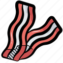 bacon, smoked bacon, bacon strips, bacon slice, rashers