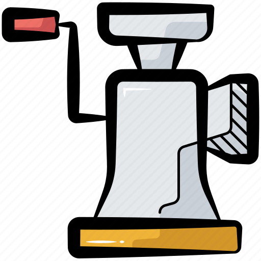 Meat grinder, meat mincer, mincer, hand mincer, manual meat grinder icon - Download on Iconfinder