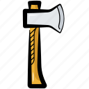 axe, ax, hatchet, lumberjack, weapon