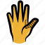 hand, hand palm, highfive, finger, gesture 
