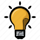 light bulb, bulb, light, lamp, idea