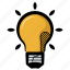 light bulb, bulb, light, lamp, idea 