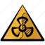 radioactive, nuclear, radiation, radioactive sign, hazard 