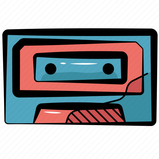 Tape, cassette, audio tape, retro cassette, mixtape icon - Download on Iconfinder