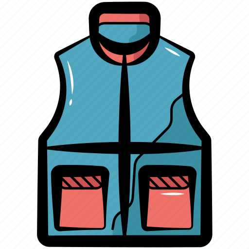 Vest, waistcoat, jerkin, weskit, slipover icon - Download on Iconfinder
