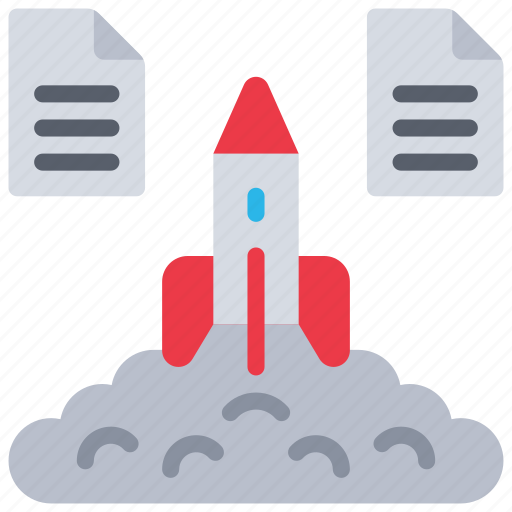 Scrum, development, launchproject, rocket, files icon - Download on Iconfinder