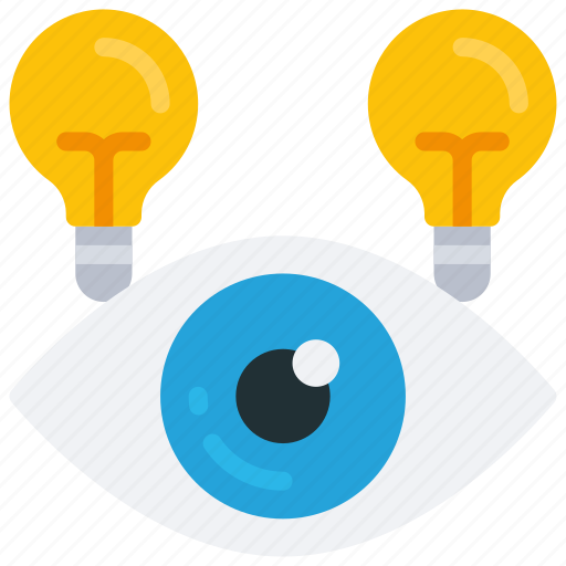 Scrum, development, vision, sight, eye, lightbulb icon - Download on Iconfinder