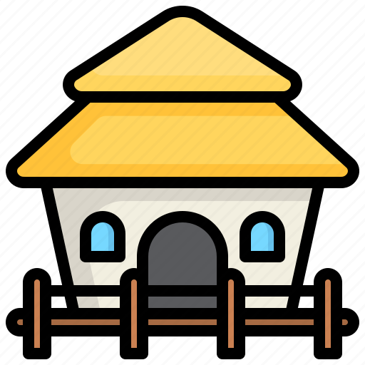 Bungalow, house, travel, resort, villa icon - Download on Iconfinder