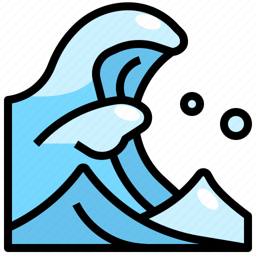 Wave, sea, water, ocean, beach icon - Download on Iconfinder