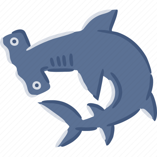 Hammerhead, shark, fish, sea, ocean icon - Download on Iconfinder