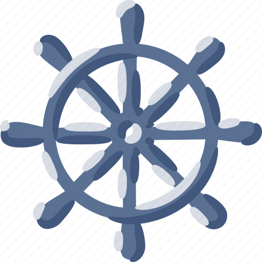 Ship, steering, wheel, boat, sea, water, vessel icon - Download on Iconfinder