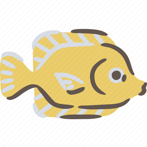 Zebrasoma, surgeonfishes, fish, pacific, ocean icon - Download on Iconfinder
