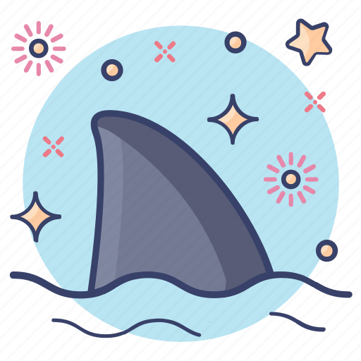 Aquatic animal, marine animal, sea creature, shark, shark tail icon - Download on Iconfinder
