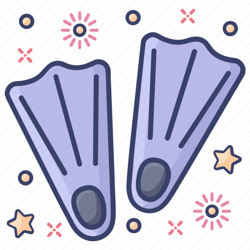 Fins, flippers, footwear, silifins, swimming accessory icon - Download on Iconfinder