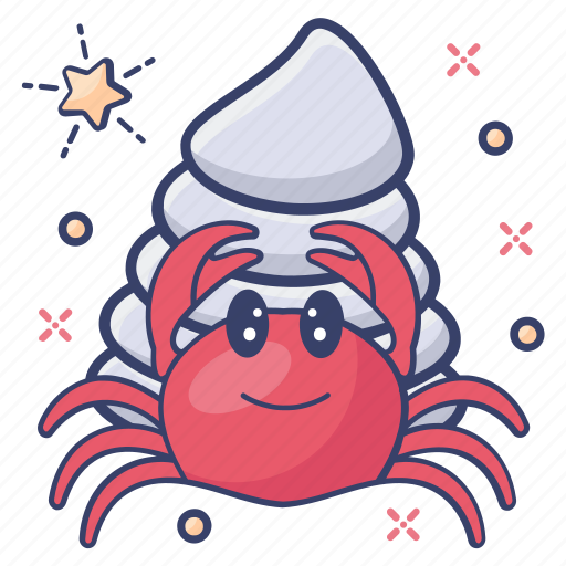Crustaceans, food, hermit crab, sea creature, seafood icon - Download on Iconfinder