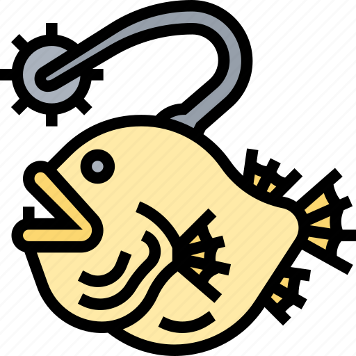 Fish, angler, nocturnal, animal, ocean icon - Download on Iconfinder