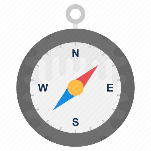 Compass, compass rose, directional tool, geolocation, navigation icon - Download on Iconfinder