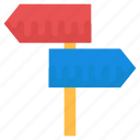 directional sign, fingerpost, guidepost, signboard, signpost 