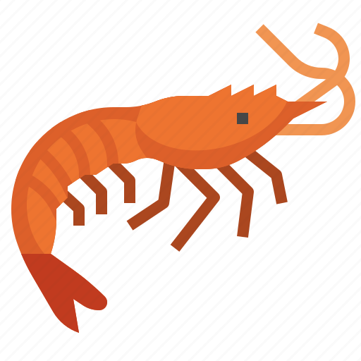 Shrimp, seafood, shellfish, animal, sea, life icon - Download on Iconfinder