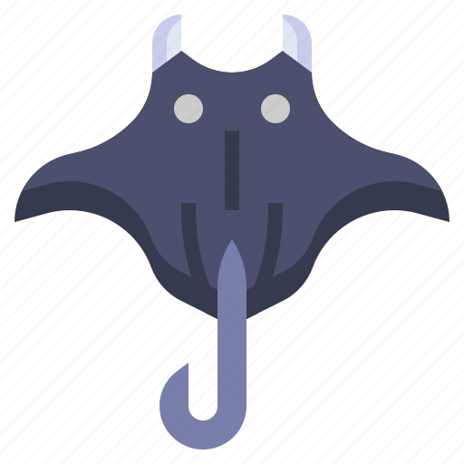 Manta, ray, sea, life, aquarium, animals icon - Download on Iconfinder