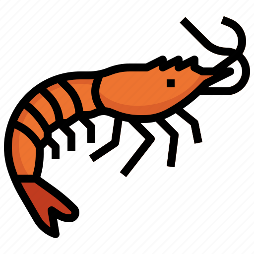 Shrimp, seafood, shellfish, animal, sea, life icon - Download on Iconfinder