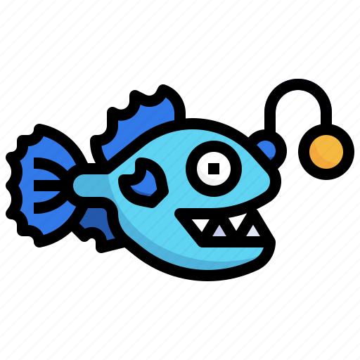 Anglerfish, fish, animal, kingdom, animals icon - Download on Iconfinder