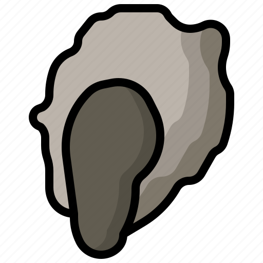 Oyster, shell, seafood, beach, animal icon - Download on Iconfinder