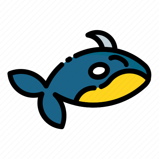 Animal, fish, orca, sea, whale icon - Download on Iconfinder