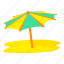 beach, cartoon, summer, sun umbrella, travel, umbrella, vacation 