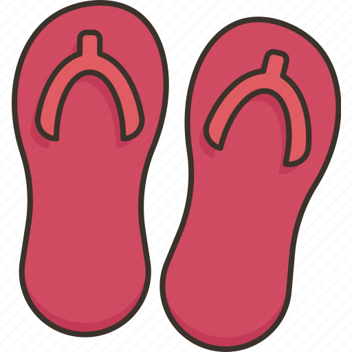 Sandals, flip, flop, footwear, beach icon - Download on Iconfinder