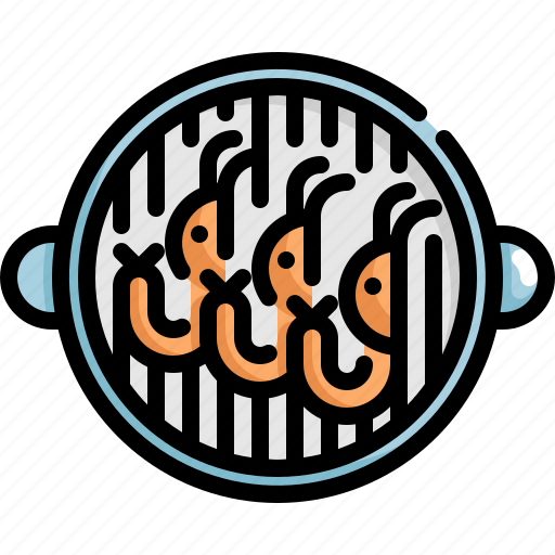 Cooking, food, grill, grilled, meal, seafood, shrimp icon - Download on Iconfinder