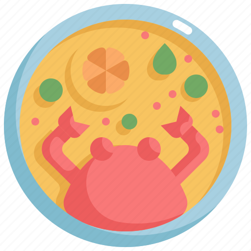 Boiled, cooking, crab, food, meal, seafood icon - Download on Iconfinder
