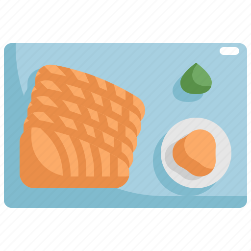 Cooking, food, meal, salmon, sashimi, seafood icon - Download on Iconfinder