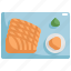 cooking, food, meal, salmon, sashimi, seafood 