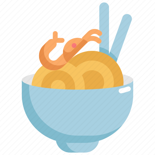 Cooking, food, meal, noodle, seafood, shrimp icon - Download on Iconfinder