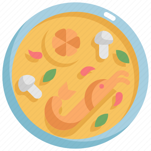 Cooking, food, meal, seafood, shrimp, soup, tomyumkung icon - Download on Iconfinder
